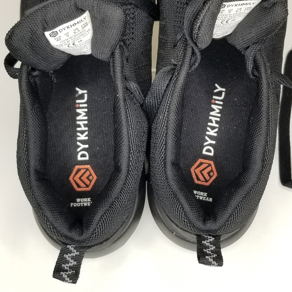 DYKHMILY Air Cushion Steel Toe Shoes for Women Slip Resistant Safety Sneakers - Picture 10 of 14